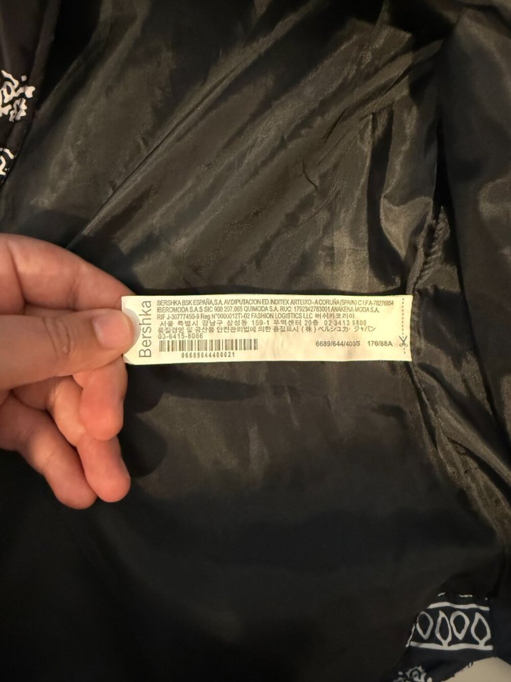 Bershka Bandana Print Padded Puffer Jacket - Picture 4 of 12